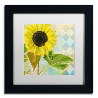 Trademark Fine Art Soleil III Black Framed Wall Art