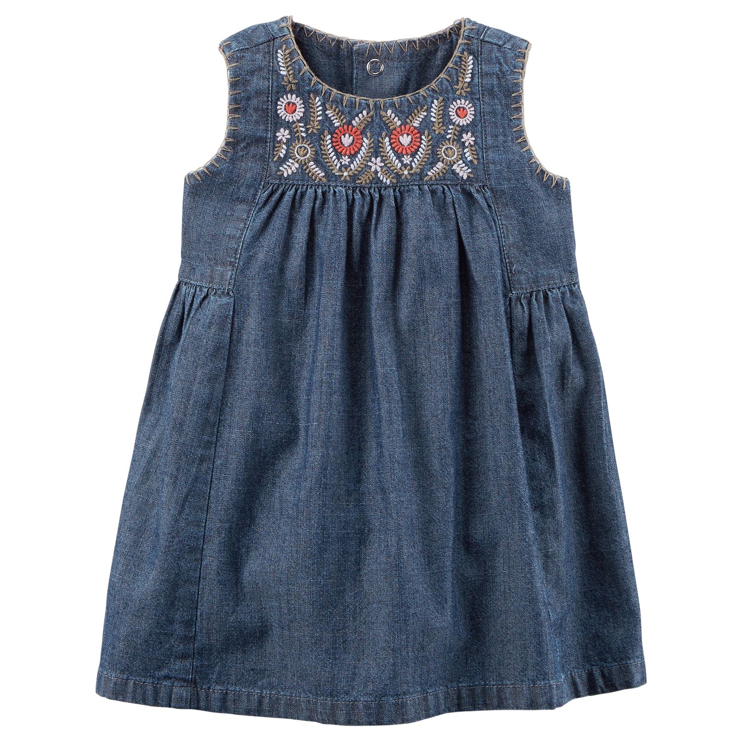 baby girl chambray dress