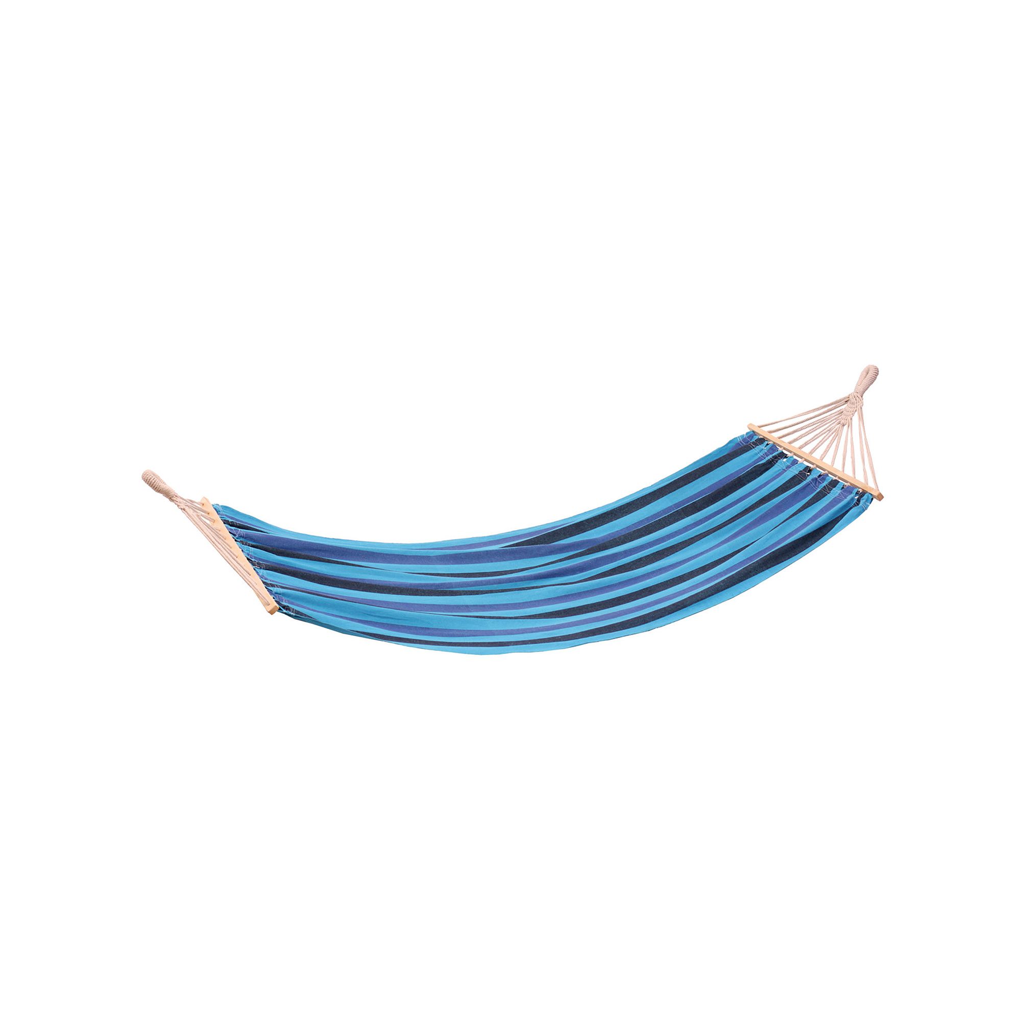 Stansport Bahamas Cotton Single Hammock, Blue