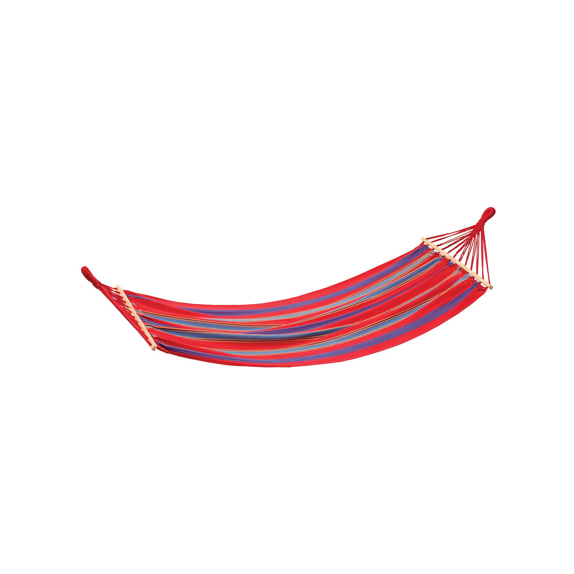 Stansport Bahamas Cotton Single Hammock, Red