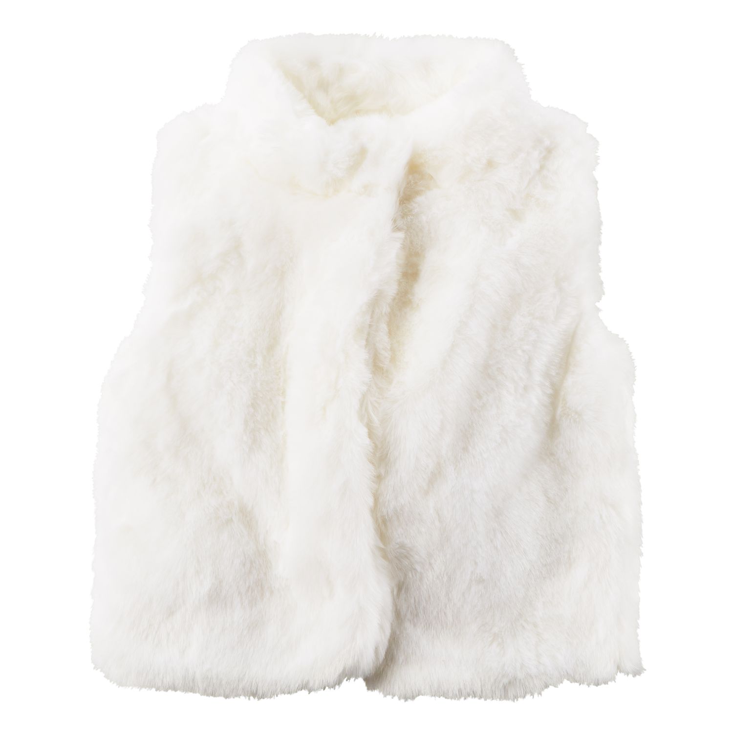 baby faux fur vest