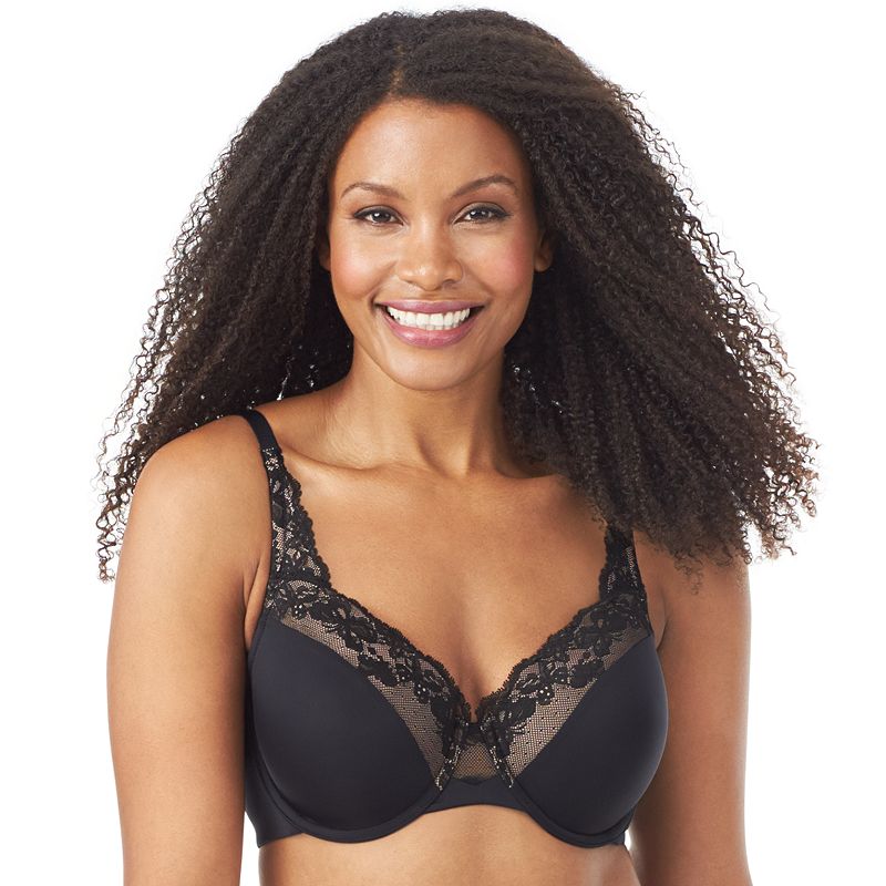 Olga® by Warner's® Bras: Cloud 9 Full-Figure Underwire Bra GF7961A, Women's, Size: 40 C, Black