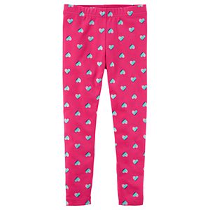 Baby Girl Carter's Heart Print Leggings