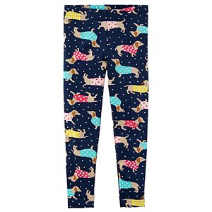 Baby Girl Carter's Dog Print & Polka-Dot Leggings
