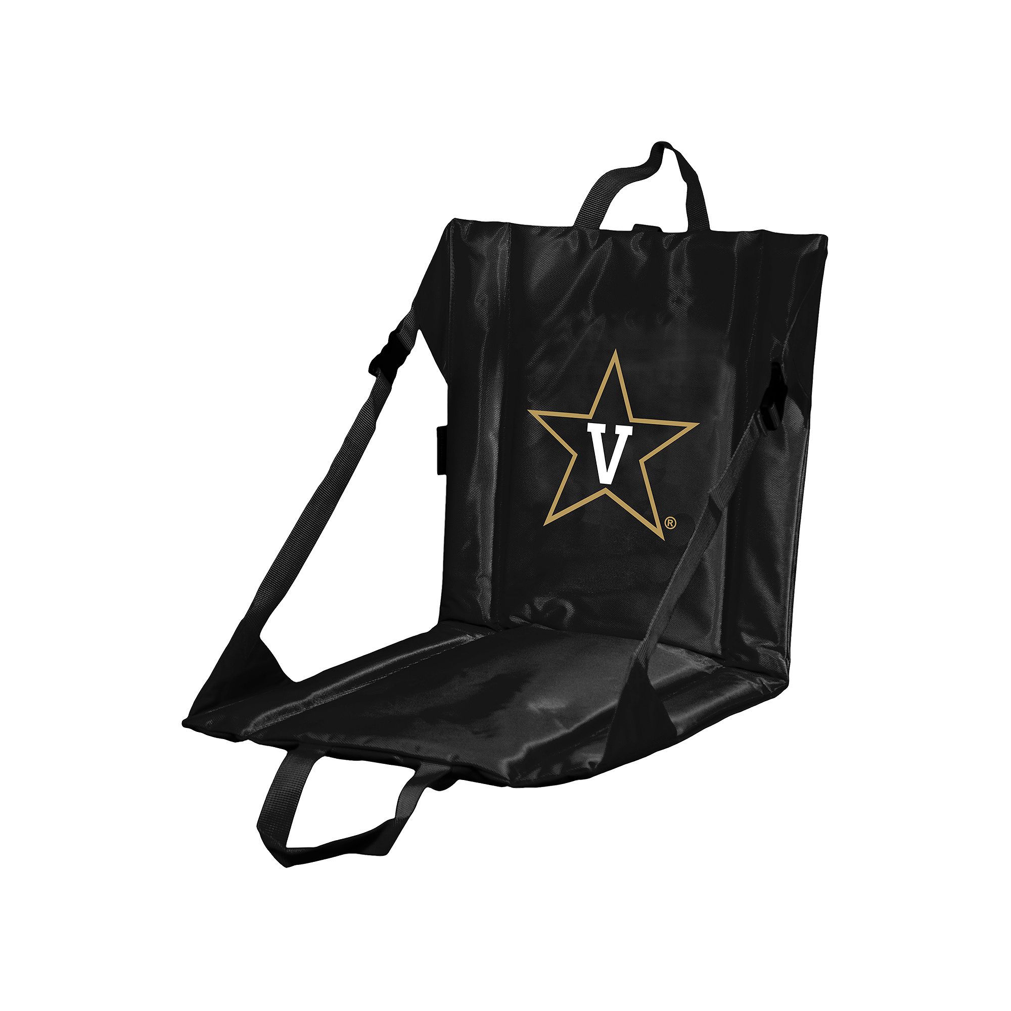 Logo Brands Vanderbilt Commodores Folding Stadium Seat, Black