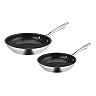 Cuisinart® Professional Series 2-pc. Stainless Steel Nonstick Skillet Set