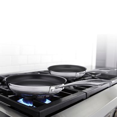 Cuisinart Professional Series 2-pc. Stainless Steel Nonstick Skillet Set