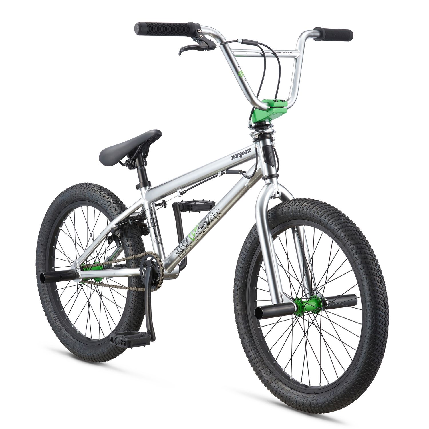 mongoose bmx silver