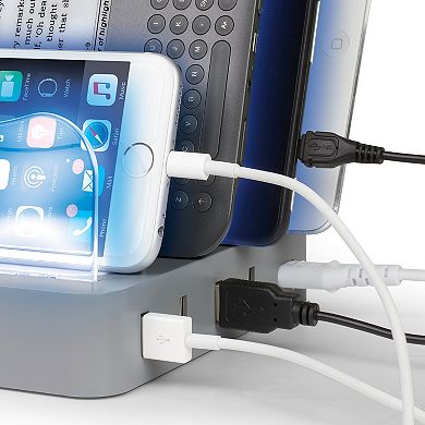 Smart Gear Light Up 4 Port USB Charging Stand