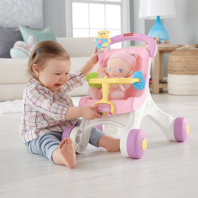 Fisher price pram walker doll hotsell