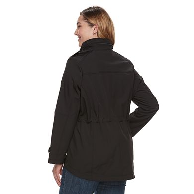 Plus Size MO-KA Hooded Soft Shell Anorak Jacket 