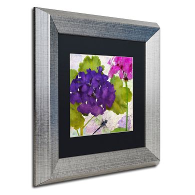 Trademark Fine Art Gaia I Silver Finish Framed Wall Art