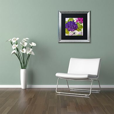 Trademark Fine Art Gaia I Silver Finish Framed Wall Art