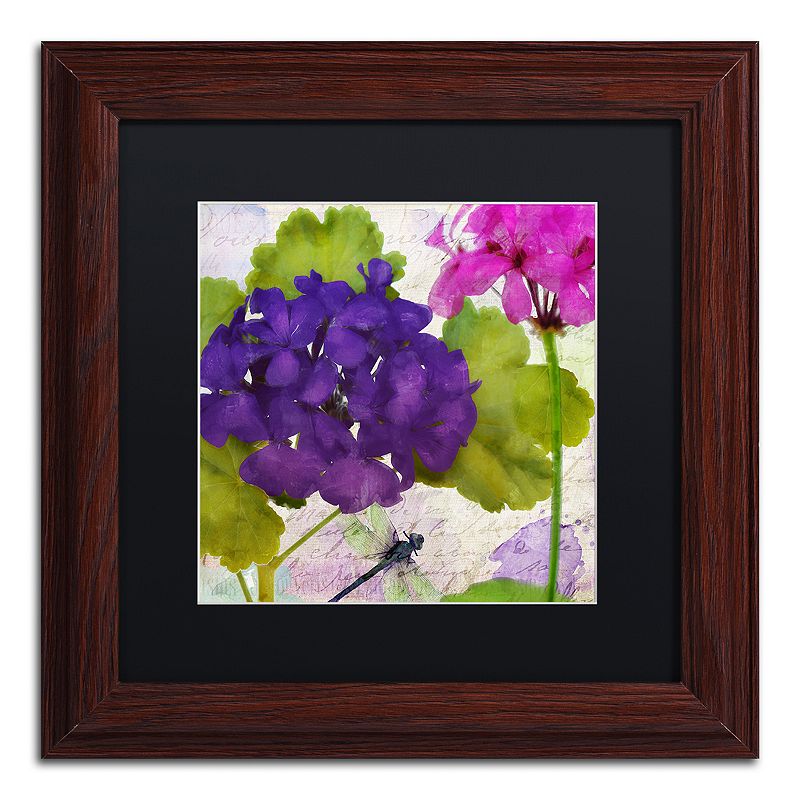 Trademark Fine Art Gaia I Framed Wall Art, Black, 16X16