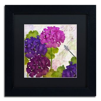 Trademark Fine Art Gaia II Black Framed Wall Art