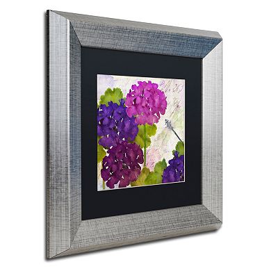 Trademark Fine Art Gaia II Silver Finish Framed Wall Art