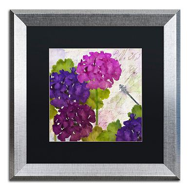 Trademark Fine Art Gaia II Silver Finish Framed Wall Art