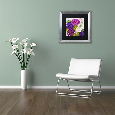 Trademark Fine Art Gaia II Silver Finish Framed Wall Art