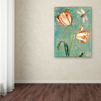 Trademark Fine Art Tulips Ablaze I Canvas Wall Art