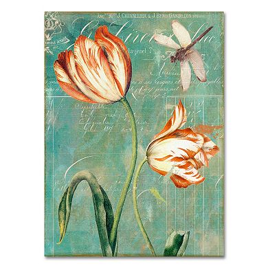 Trademark Fine Art Tulips Ablaze I Canvas Wall Art