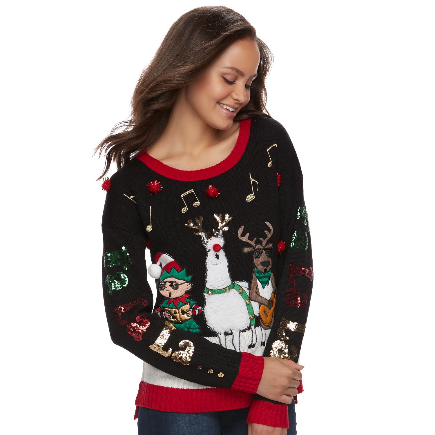 kohls ugly christmas sweater womens