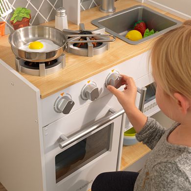 KidKraft Let's Cook Wooden Play Kitchen