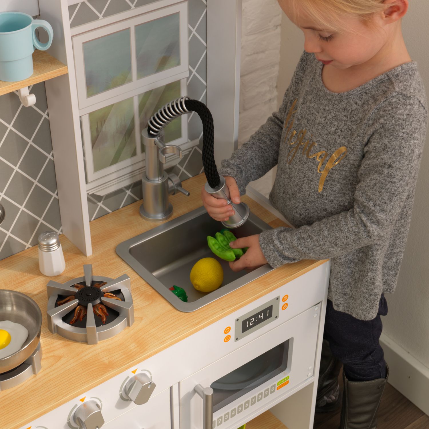 cocina kidkraft let's cook