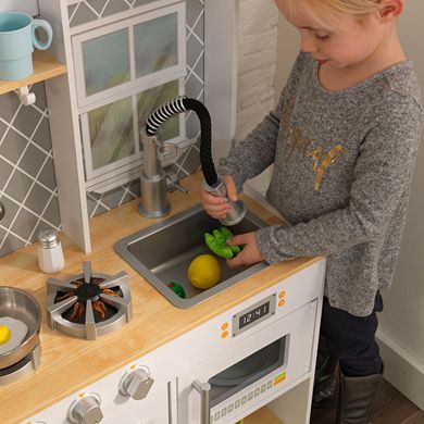 KidKraft Let's Cook Wooden Play Kitchen