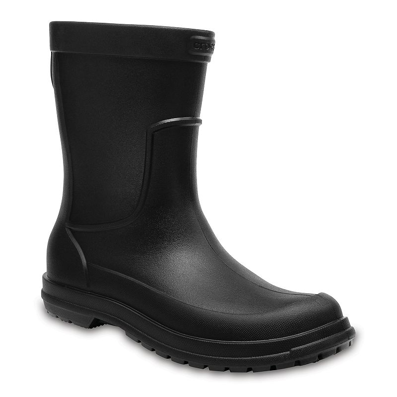 UPC 887350987157 product image for Crocs Allcast Men's Waterproof Rain Boots, Size: 10, Grey | upcitemdb.com