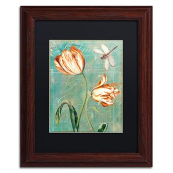 Trademark Fine Art Tulips Ablaze I Framed Wall Art