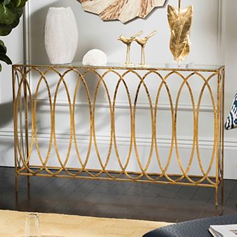 Safavieh Carina Gold Finish Console Table