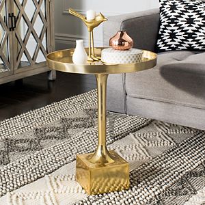 Safavieh Corvus Tray Top Round End Table