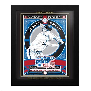 Kansas City Royals George Brett Framed Wall Art