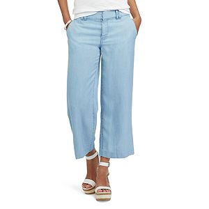 Petite Chaps Wide-Leg Capris