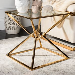 Safavieh Couture Fiorella Geometric End Table