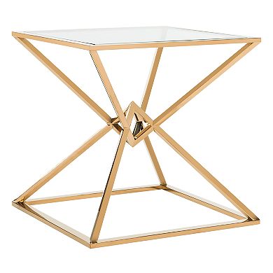 Safavieh Couture Fiorella Geometric End Table