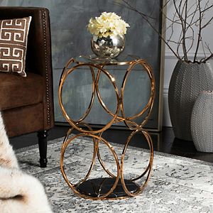 Safavieh Couture Corine Geometric End Table