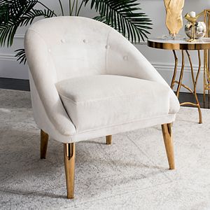 Safavieh Couture Hopkins Velvet Club Accent Chair