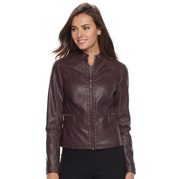 Leather coats at kohl's hotsell