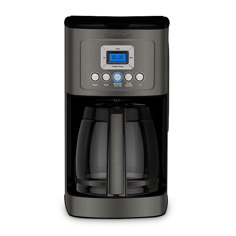 Cuisinart - 14-Cup Coffee Maker with Water Filtration - Black Stainless Steel