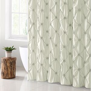VCNY Floral Burst Microfiber Shower Curtain