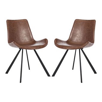 Safavieh Terra Mid-Century Modern Dining Chair 2 pc Set
