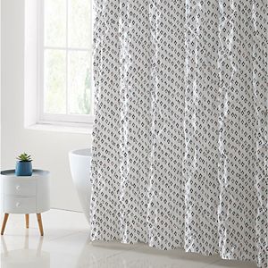 VCNY Palma Pleated Shower Curtain