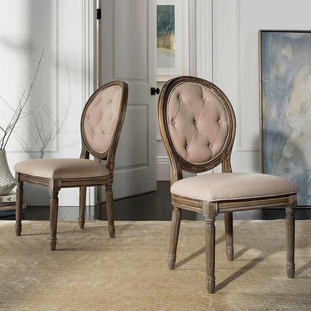 French Oval Back Dining Chairs