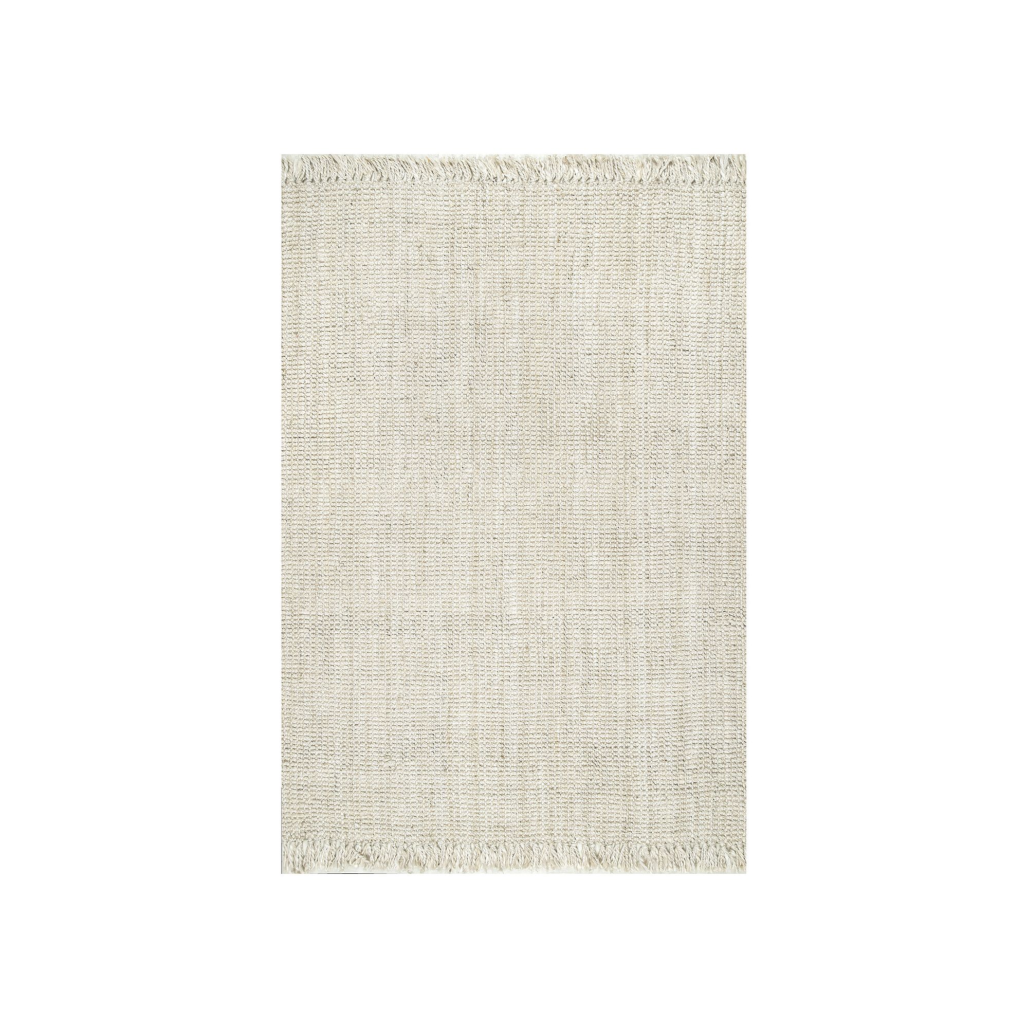 nuLOOM Daniela Farmhouse Chunky Jute Area Rug, Off White