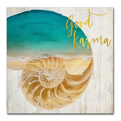 Trademark Fine Art Sea In My Hand Canvas Wall Art