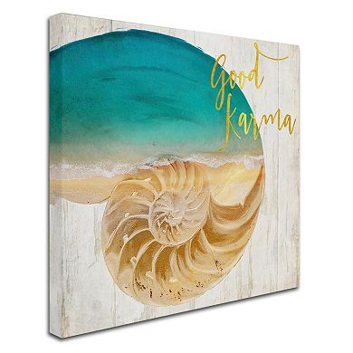 Trademark Fine Art Sea In My Hand Canvas Wall Art