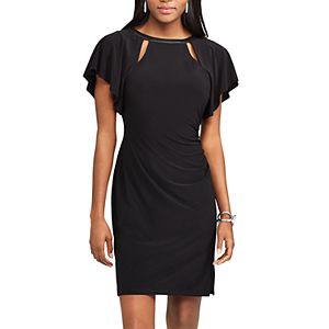 Women's Chaps Flutter Sheath Dress