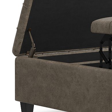 Simpli Home Harrison Coffee Storage Ottoman