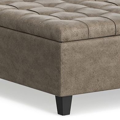 Simpli Home Harrison Coffee Storage Ottoman